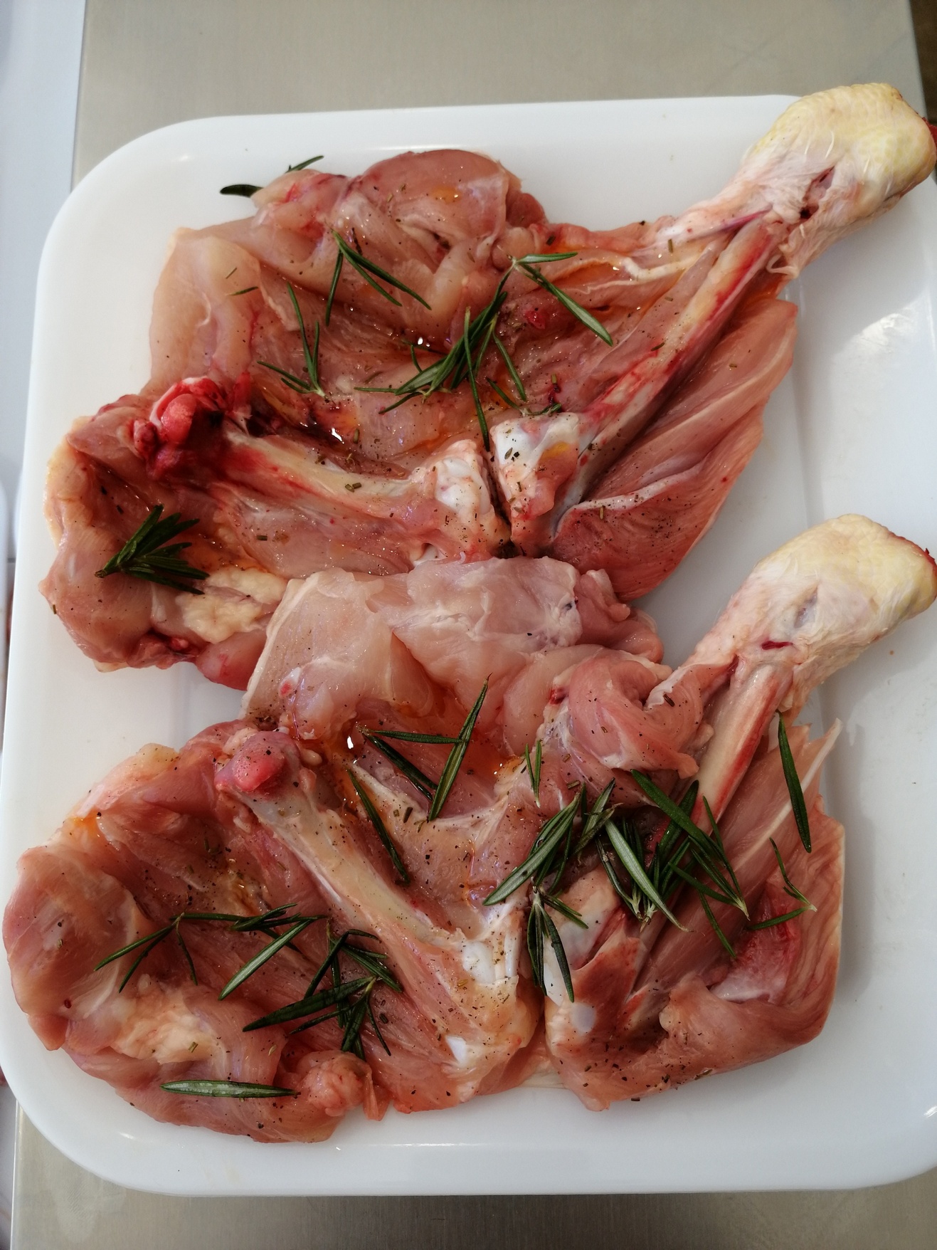 Cosce di Pollo Aperte e Condite 1 Kg